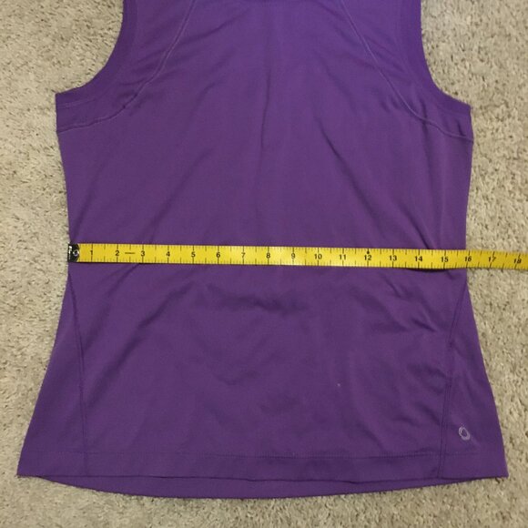 MEC Purple Sporty Muscle Shirt With Reflectors - Picture 10 of 13